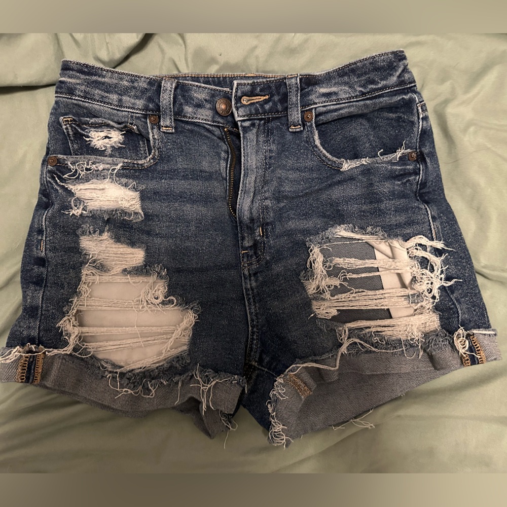 American Eagle Outfitters Blue Denim Shorts